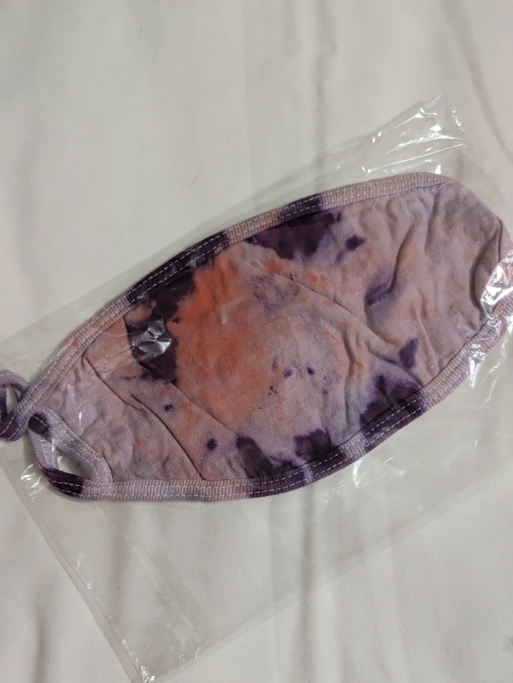 NWOT (012) Tultex Assortment Of 8 Cotton Hand Tie-dyed Face Masks/ Kids & Adults
